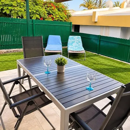 Bungalow: Pvt Terrace Pool Bbq Ac * Maspalomas (Gran Canaria)